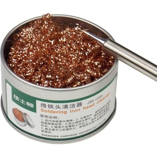 1 Pcs Electric iron head cleaner Tool Components Clean steel Remove Residue in addition to tin