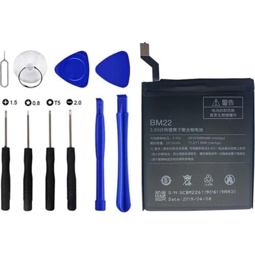 1pc Replacement Battery,Battery BM22 for Xiaomi Mi 5 Replacement 3000mAh Large Capacity + Repair Tools