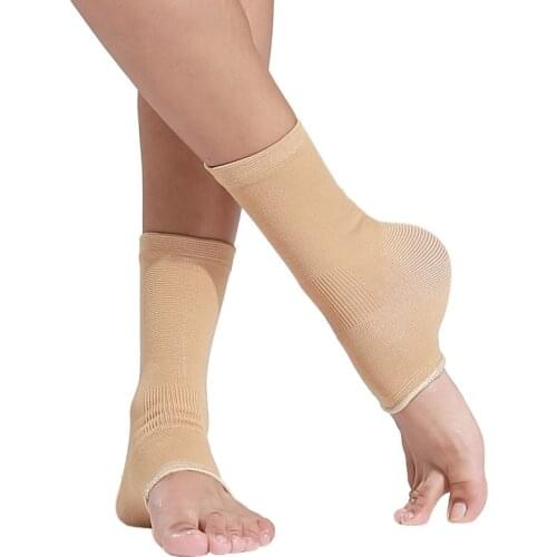 2 PCS 3D Weaving Pressurized Ankle Guard Elastic Nylon Ankle Support Brace Protector Sprain Prevention Foot Sport Safety Gear