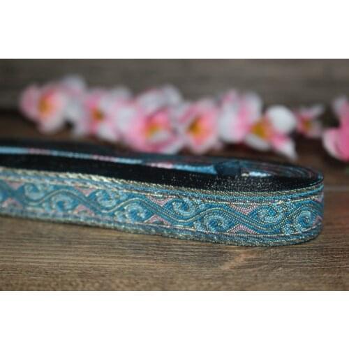 20yards/lots Woven Jacquard Ribbon 1.9cm Geometric pattern IS-3164