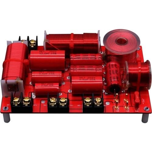350W 750HZ 5KHZ 3 Way Crossover Board Treble Midrange Bass Frequency Divider 4Ohm-8Ohm Speaker Filter Bookshelf Home Audio 1PC
