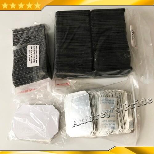 500 Sets Blank Angular Corner 54x78mm Rectangular Button Maker Fridge Magnet Button Material Badge Making Machine