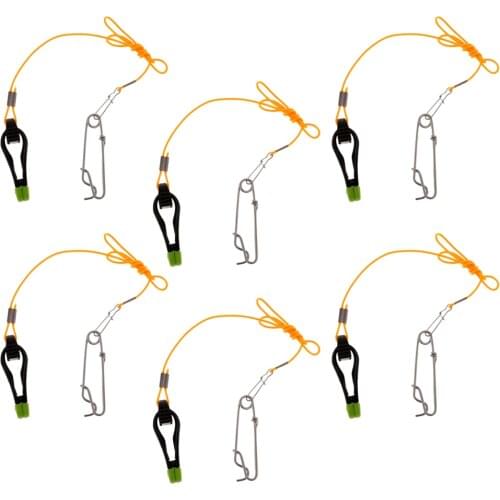 6pc Power Grip Release Clip Planer Board Boat Outfitting with Snap