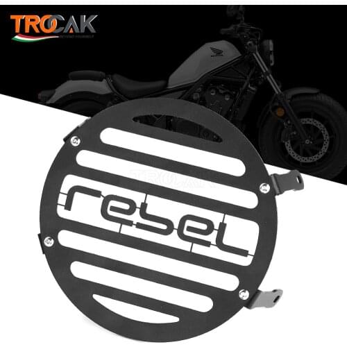 Motorcycle Accessories For Honda Rebel500 Rebel300 CMX300 CMX500 Rebel CMX 500 300 2020-2021 Shallow Cut Headlight Grill Cover