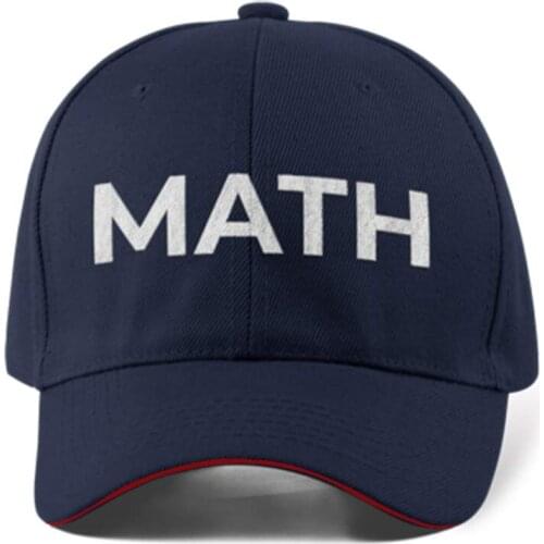 Letter Math Andrew Yang 2020 Branded Baseball Caps Unisex Embroidered Adjustable Outdoor Snapback Sun HatHat Hip Hop Hats