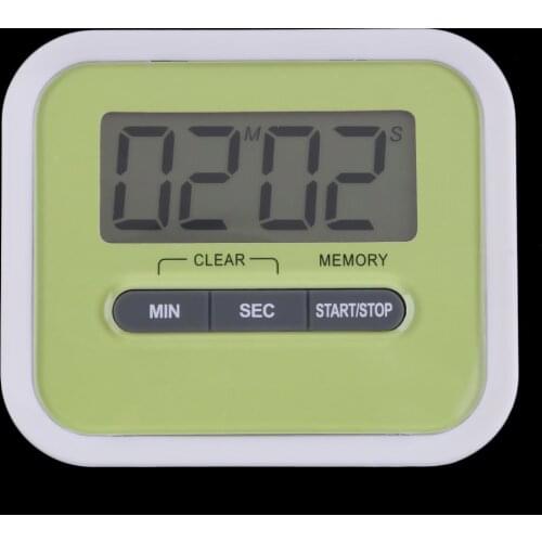 Large Fashion Multifunction Plastic LCD Kitchen Cooking Timer Count-Down Up Clock Loud Alarm Magnetic Attractive Design