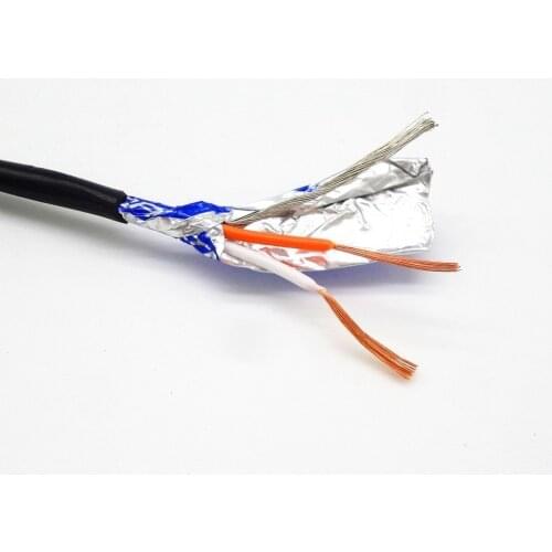 CANARE L-2B2AT balance line 2-core shielded audio cable with an outer diameter 3.3mm ideal for DIY product internal signal lines