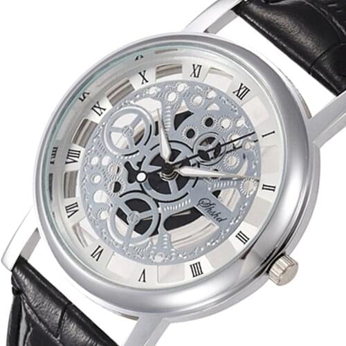 Fashion Womens Watch Hollow Stainless Steel Watches Womens Top Brand Luxury Skeleton Watch Mens Casual Clock Reloj Mujer Uhr