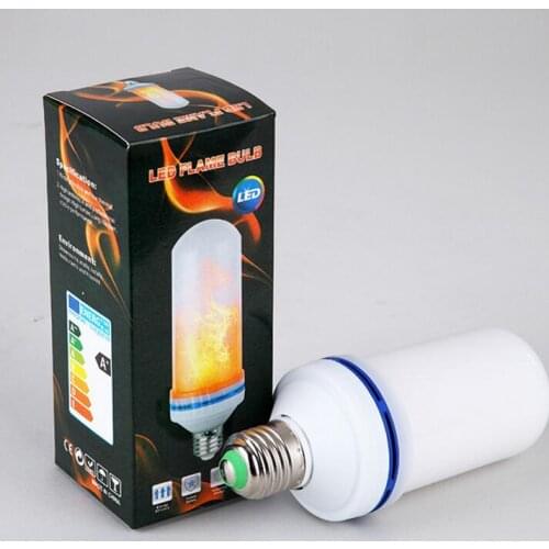 E27 Flame Bulb LED Dynamic Flame Effect Fire Light Bulbs Corn Bulb Creative Flickering Emulation Decor LED Lamp Lighting Lamp