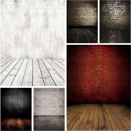 Yeele Vintage Pattern Brick Wall Wooden Floor Photographic Backgrounds Child Portrait Photography Backdrops For Photo Studio