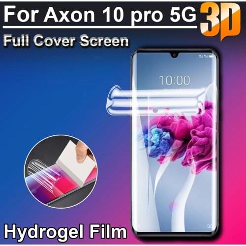 Hydrogel Film For ZTE Axon 11 5G 4G Blade 20 Axon11 10 Axon10 Pro A2020 Full Screen Cover Explosion-proof Screen Protector Film
