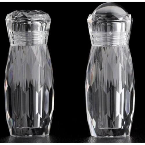 5g 5ml nail glitter bottle jar clear crystal diamond bottles acrylic luxur refillable plastic packaging jars makeup container