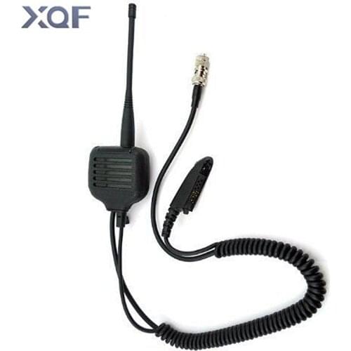 Speaker Mic For Motorola Walkie Talkie Radios GP328 GP340 GP360 GP380 with UHF/VHF Antenna