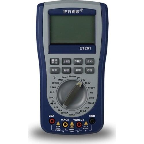 EONE ET201 Oscilloscope Multimeter 2-IN-1 Most Versatile Intelligent Handheld Storage Scope Meter Scopemeter English Manual