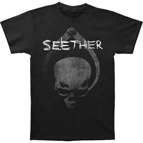 Seether Skull Clamp Mens o-neck T-Shirt