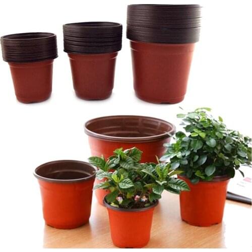 Plant Flower Pots Plastic Cactus Tiny Nursery Pot Transplant Fall Resistant Tray Grow Box Green Planters Growing Garden Tools