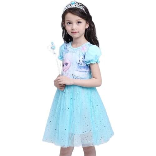 Disney Frozen Cute Girls Long Sleeve Plaid dress For Baby Girl Clothes moana Children Hooded Clothing Toddler Costume children