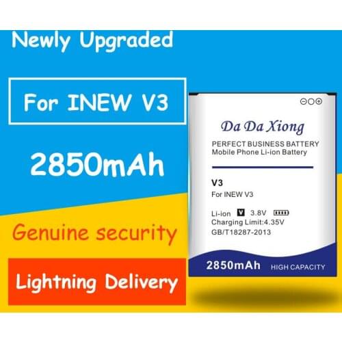 Genuine Security 2850mAh V3 V3C Battery for Inew V3 Battery V3 Plus V3C High Quality Replacemetn Mobile Phone