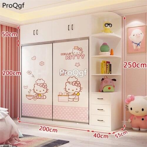 Prodgf 1Pcs A Set Children Cat Wardrobe ins Bedroom Cloth Cabinet