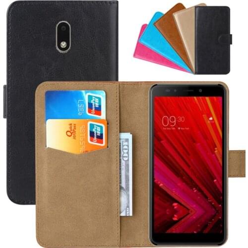 Luxury Wallet Case For DEXP G255 PU Leather Retro Flip Cover Magnetic Fashion Cases Strap