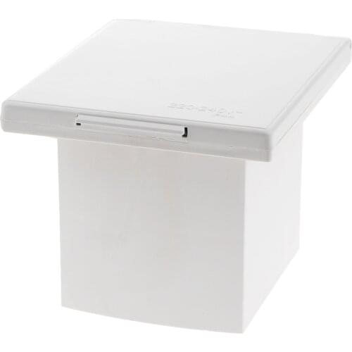 RV Motorhome 220-240V 16A External Flush Hook Up Waterproof 3Pin Plug