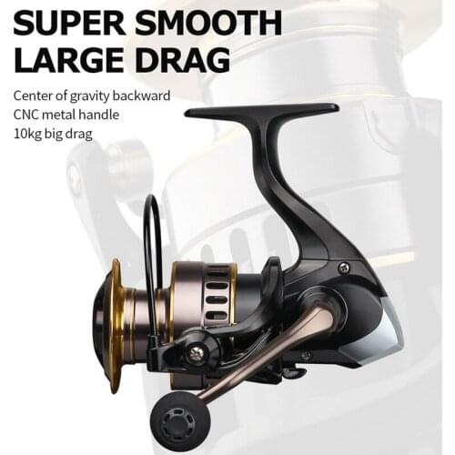 Fishing Reel 1000H-6000H Spinning Reel 10KG Carbon Fiber Drag Power Carp Fishing Tackles baitcasting reel carp fishing outdoors