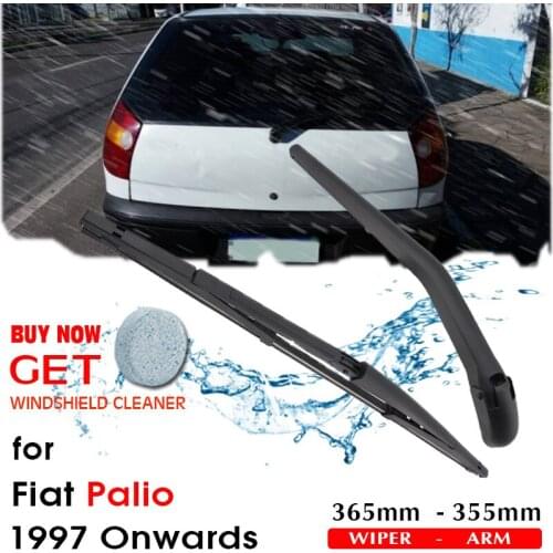 Car Wiper Blade Rear Back Window Windscreen Windshield Wipers Auto Accessories For FIAT Palio Hatchback 365mm 1997 Onwards
