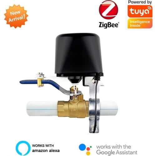Tuya Zigbee WiFi Water Valve Home Smart Water/Gas Valve Automation Shut Off Controller Works With Alexa Google Assistant