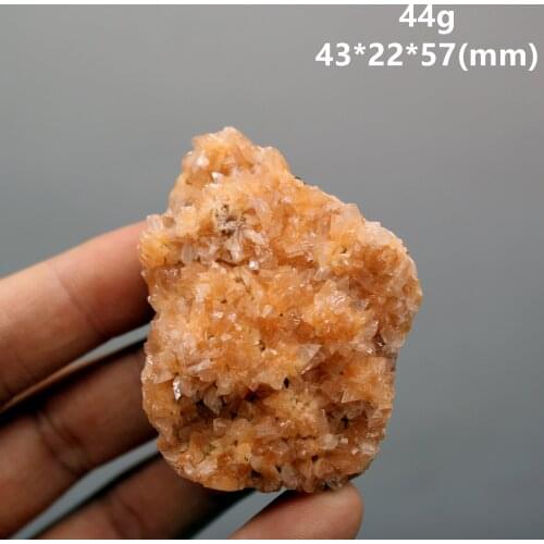100% Natural Orange Apophyllite Crystal Mineral Specimen Ore Crystal Rock stones and crystals quartz free shipping