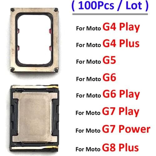 100Pcs/Lot, Rear Inner Ringer Buzzer Loud Speaker For Moto G4 G5 G6 G7 G8 Plus Play Power Loudspeaker Flex