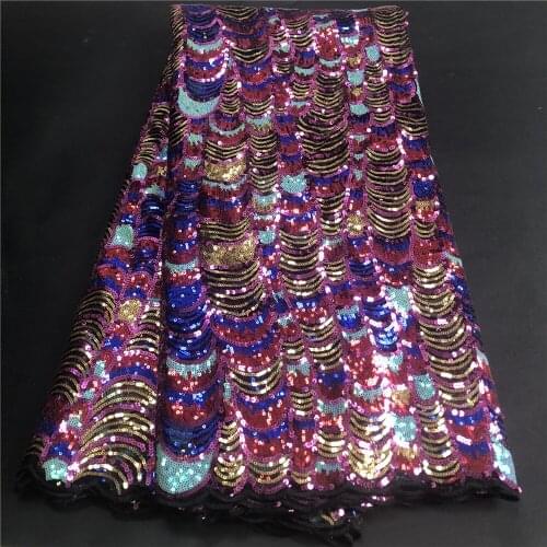 MIQIER High Quality African nigerian tulle Lace Fabric bazin lace fabric brocade lace wedding fabric for dress 2.5yards latest