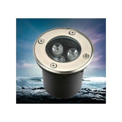 3W LED underground light lamps outdoor buried recessed floor lamp Waterproof IP67 Landscape stair lighting AC85-265V 12V 24V