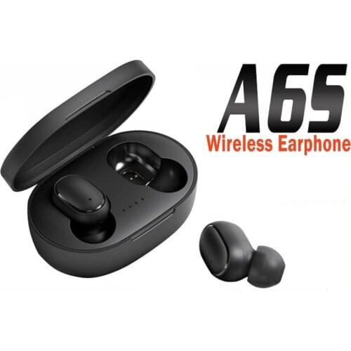 A6S Bluetooth Wireless Headphones HIFI Earbuds 5.0 TWS Earphone Noise Cancelling With Mic for Xiaomi iPhone Huawei Samsung