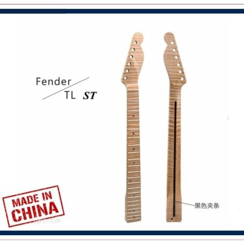 Guitar accessories parts - Electric Guitar Neck - ST/TL tiger pattern maple xylophone neck,21 Fret