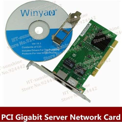 Free shipping 1PCS 82546 Network Card Dual 8492MT Ports and PCI Gigabit Server Network Card