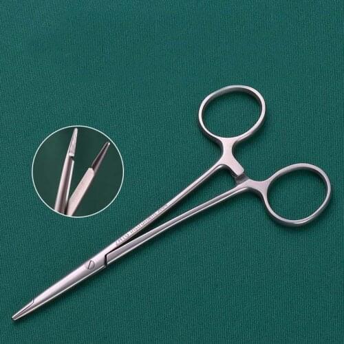 Zhonghe Tiangong Needle Holder Stainless Steel Double Eyelid Needle Holder Beauty Tool Suture Needle Holder Nasal Cavity Needle
