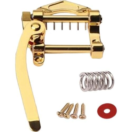 Jazz Electric Guitar Tremolo Bridge Taiiece Set For Parts Accs