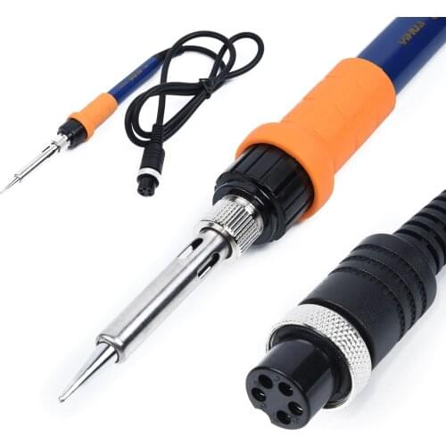 60W Electric Soldering Station Hot Iron Handle Welding Mini Handle Heat Pencil Welding Repair Tools For 936A, 937D+, 939, 939D