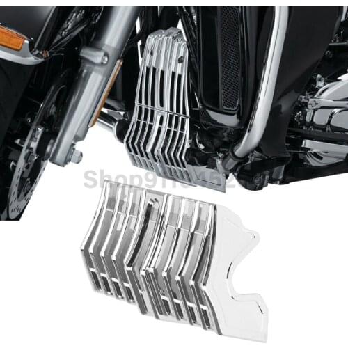 Chrome Motorcycle Stock Oil Cooler Cover Trim Accent For Harley Touring Road Street Glide Road King 2017-2020