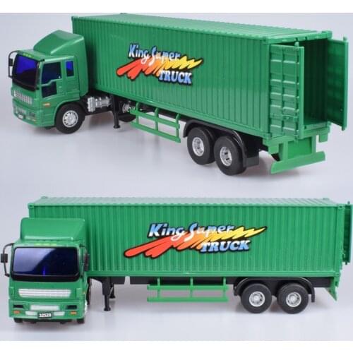Engineering vehicle large container truck truck transport car van freight car childrens toy car model W109
