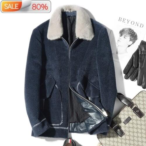 Short Wool Coat Vicugna Autumn Winter Man Jacket Mens Coats Overcoat Thick Slim Jackets Kaban Erkek HS-73-19552 B21494
