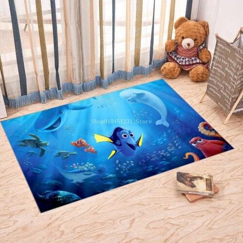 Disney Finding Nemo Dory Mat Dining Room Carpet Rugs Wood Board Print Carpets Kitchen Living Room Kids Boys Bedroom Door Playmat