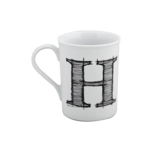 Letter (H) mug 285 cc Tea Coffee Cups Tea Coffee Sets Tea Coffee For Trophy Turkish Tea Cup Set Glass Porcelain Ceramic