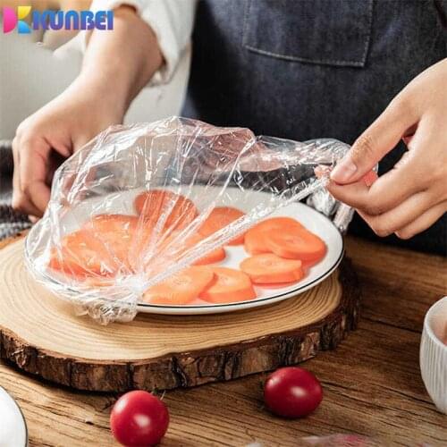 KUNBEI Household Refrigerator Disposable Cling Film Food Anti-Odor Fresh-Keeping Bowl Cover Dust-Proof Plastic Preservative