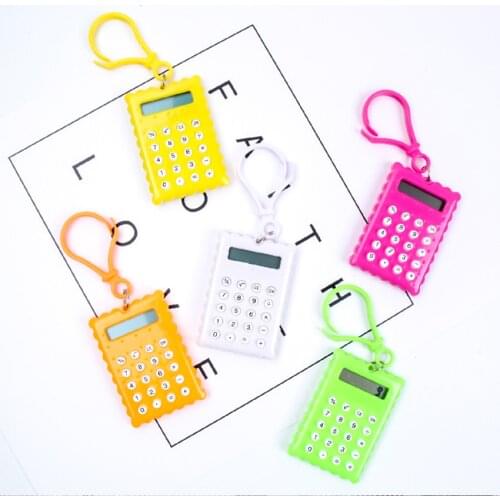 Mini Candy Color Calculator Cute Portable Student Calculators Stationery School Office Supplies Electronic Math Calculating Tool