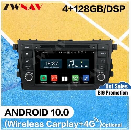 128G DSP Carplay Android10 Screen Multimedia DVD Player for SUZUKI ALTO CELERIO CULTUS 2015 2016 GPS Navi Radio Stereo Head Unit