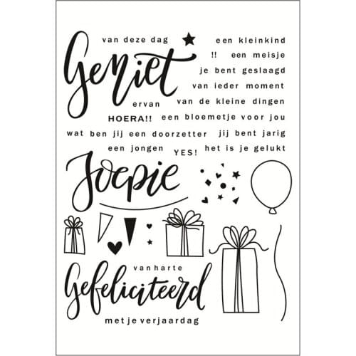 Up To Date Transparent Silicone Clear Rubber Stamp Sheet Cling Scrapbooking DIY Cute Pattern Photo Album PaperCard Decor