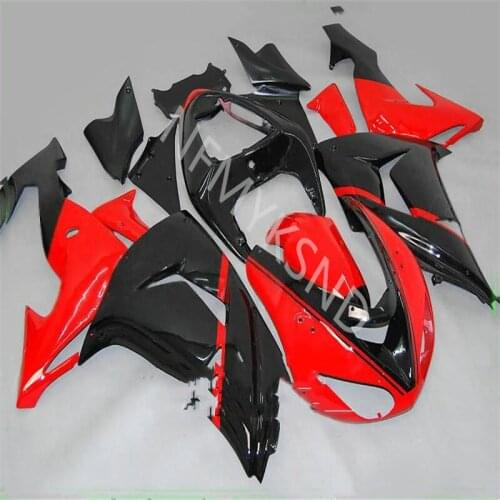 Fairing kit For Kawasaki Ninja ZX10R 06-07 ZX 10R 06 07 ZX-10R 2006 2007 red black Motorcycle Fairing