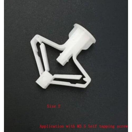 Plastic plasterboard wall anchor, wing gypsum Plaster wall ceiling expansion plug bolt anchoring gypsum-lath setscrew
