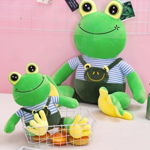 Frog Plushie Toy Stuffed Animal 45/65cm Medium Large Body Pillow Home Decor Cute Things Birthday Girl Doll Gift To Girlfriend